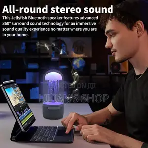 Jellyfish-Shaped Bluetooth Speaker and Mood Lamp