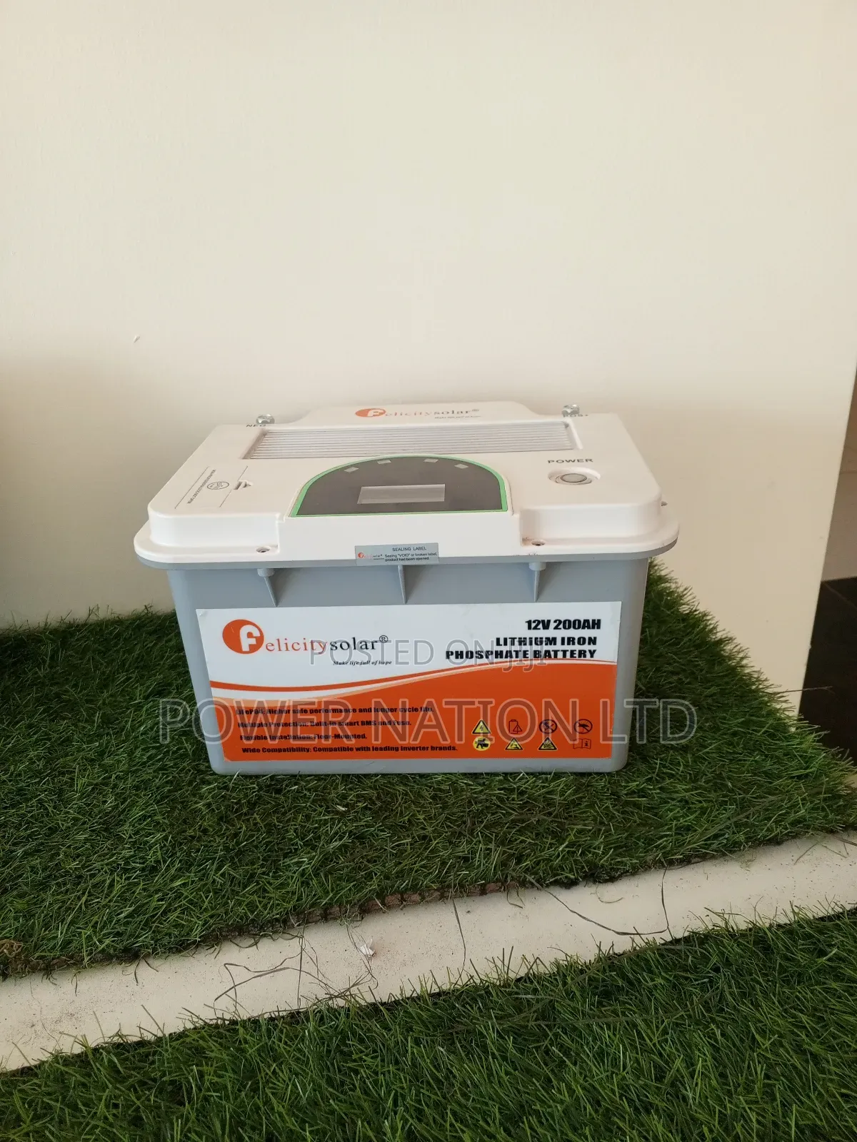 2.56kwh 200ah 24v Felicity Lithium Iron Battery (Green Energy)