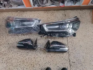 Hilux Rocco Combo of Headlights and Side Mirrors