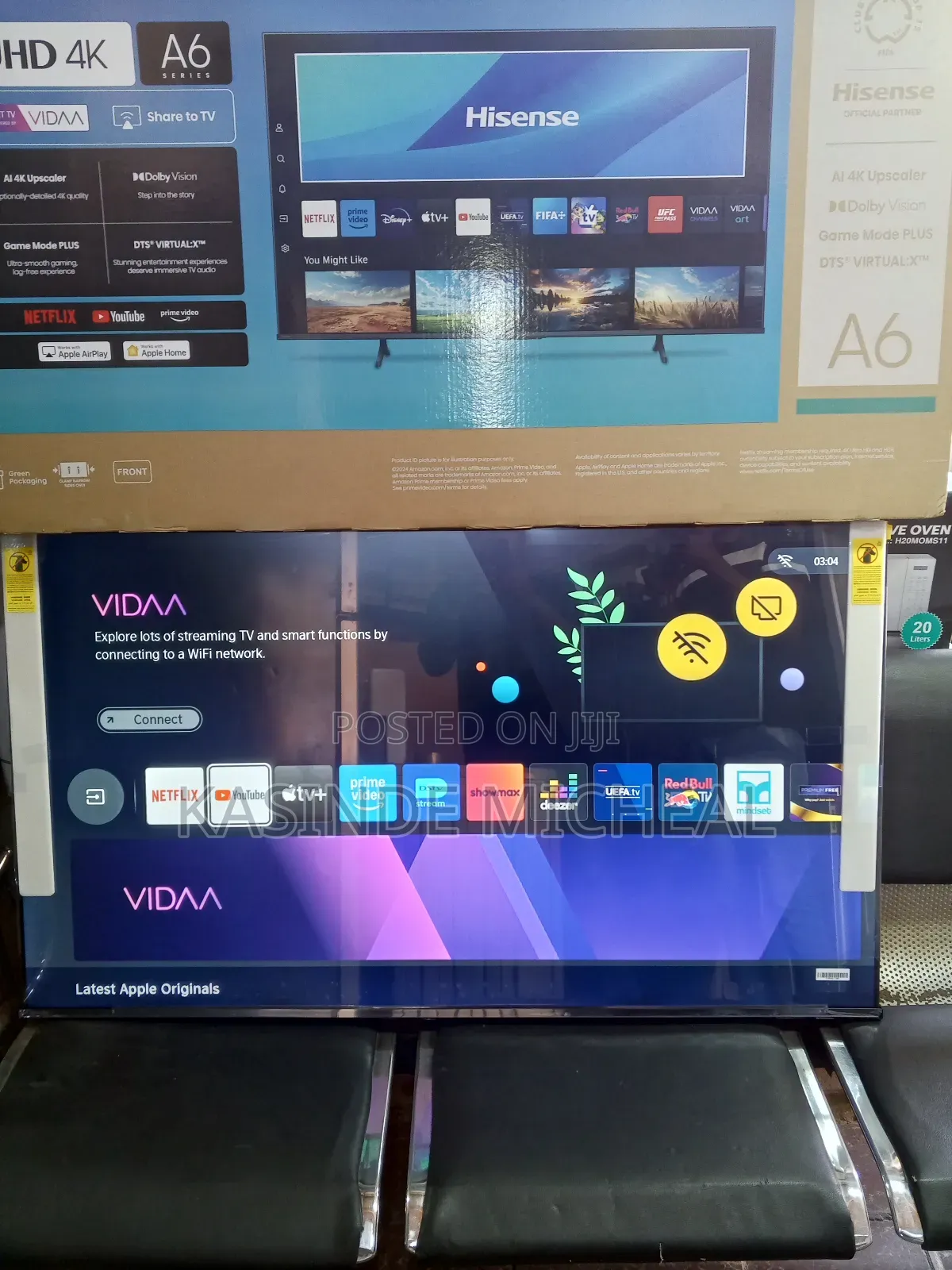 A6 Series Hisence 55inches Smart Tv