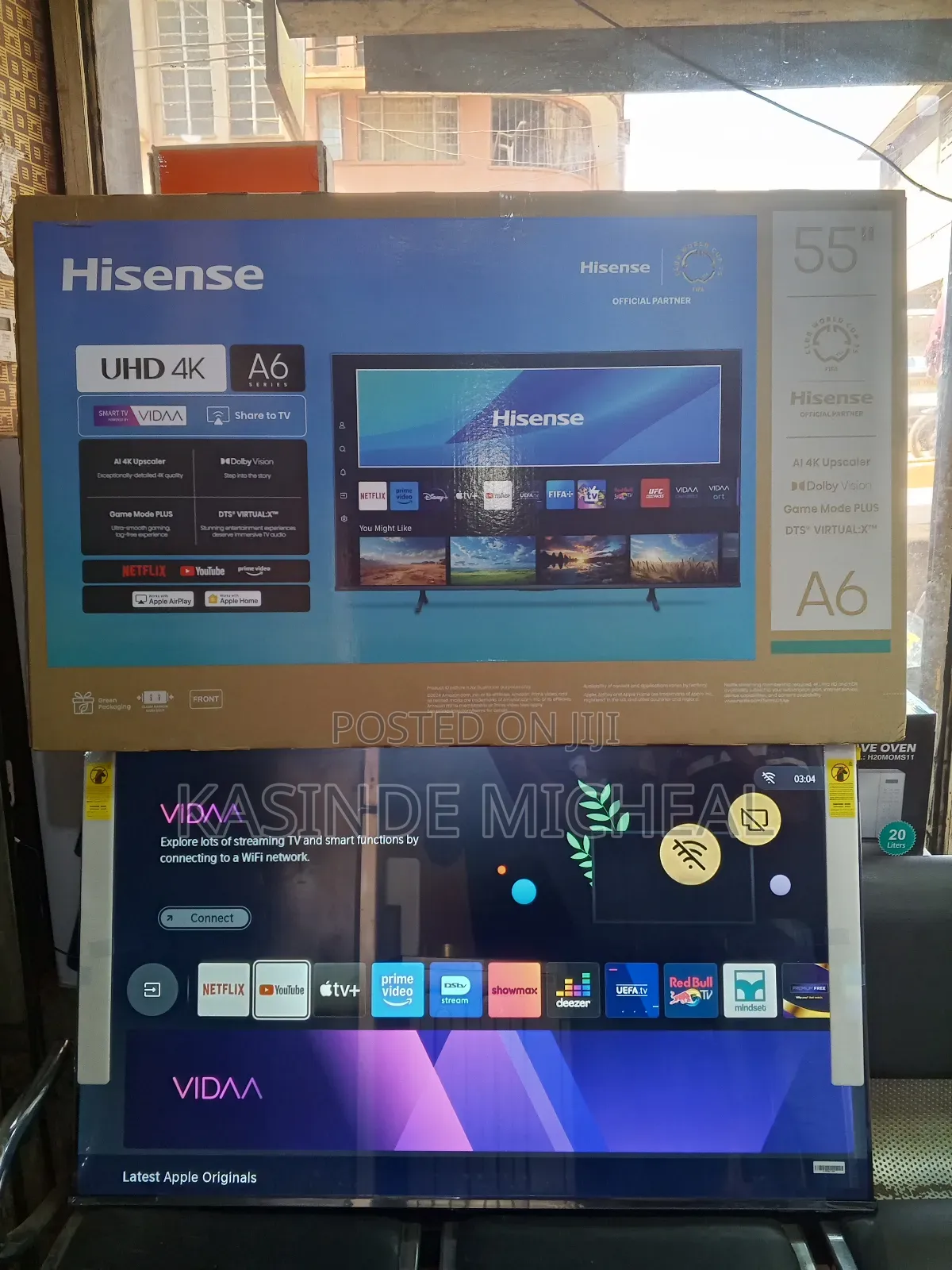 A6 Series Hisence 55inches Smart Tv