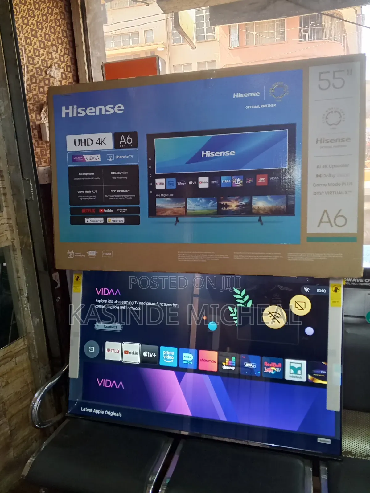 A6 Series Hisence 55inches Smart Tv