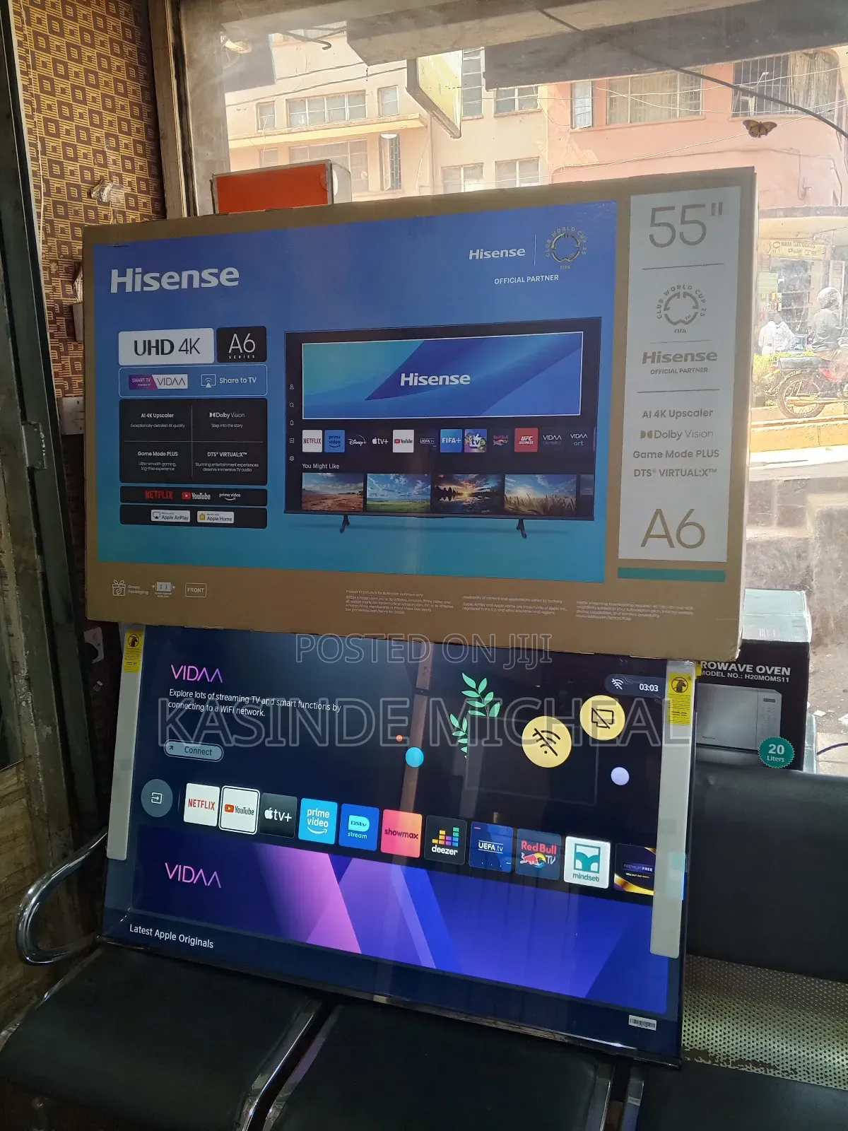 A6 Series Hisence 55inches Smart Tv
