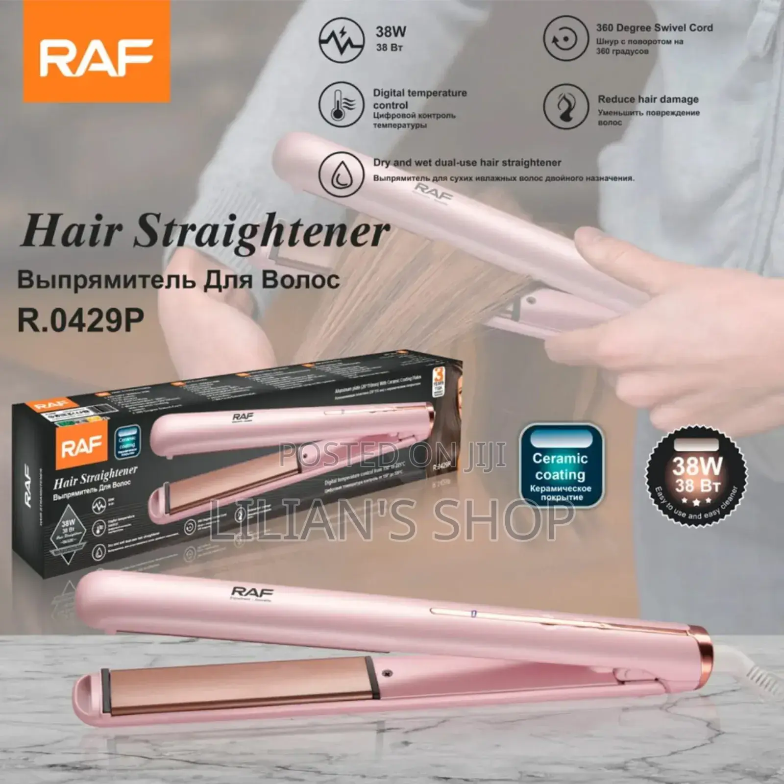 Raf Hair Straightener, Specifically Model R.0429.