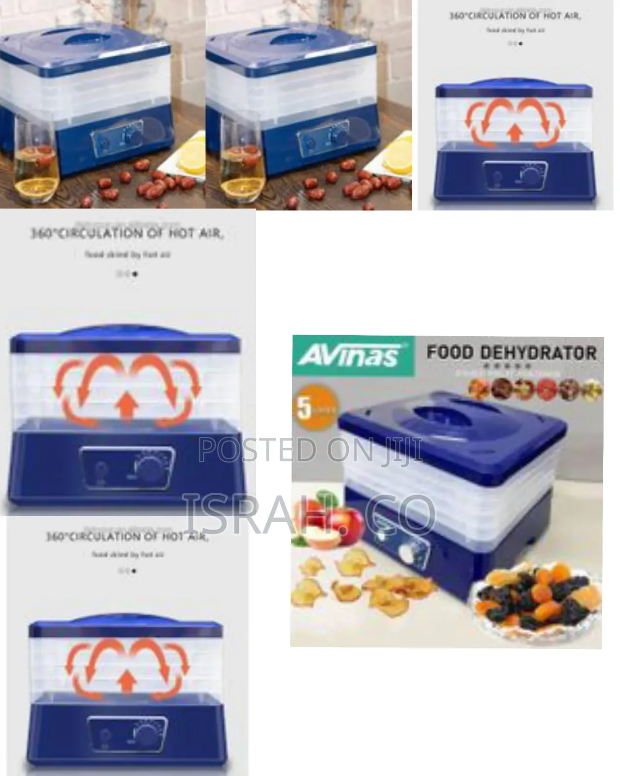 Avinas Food Dehydrator Fruit Dryer - 5 Layers