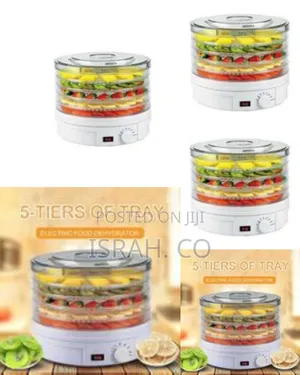 Fruit Vegetable Dehydrator Dryer 5 Layer Trays Adjustable Temperatur