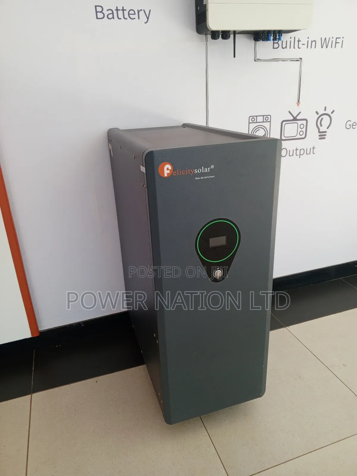 25kwh 500ah 48v Felicity Lithium Iron Battery (Green Energy)