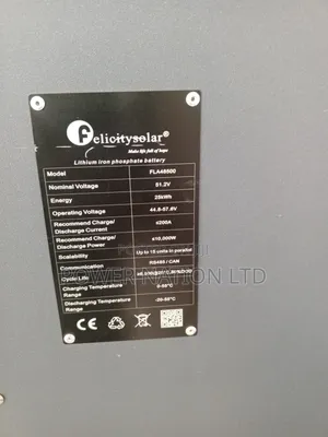25kwh 500ah 48v Felicity Lithium Iron Battery (Green Energy)