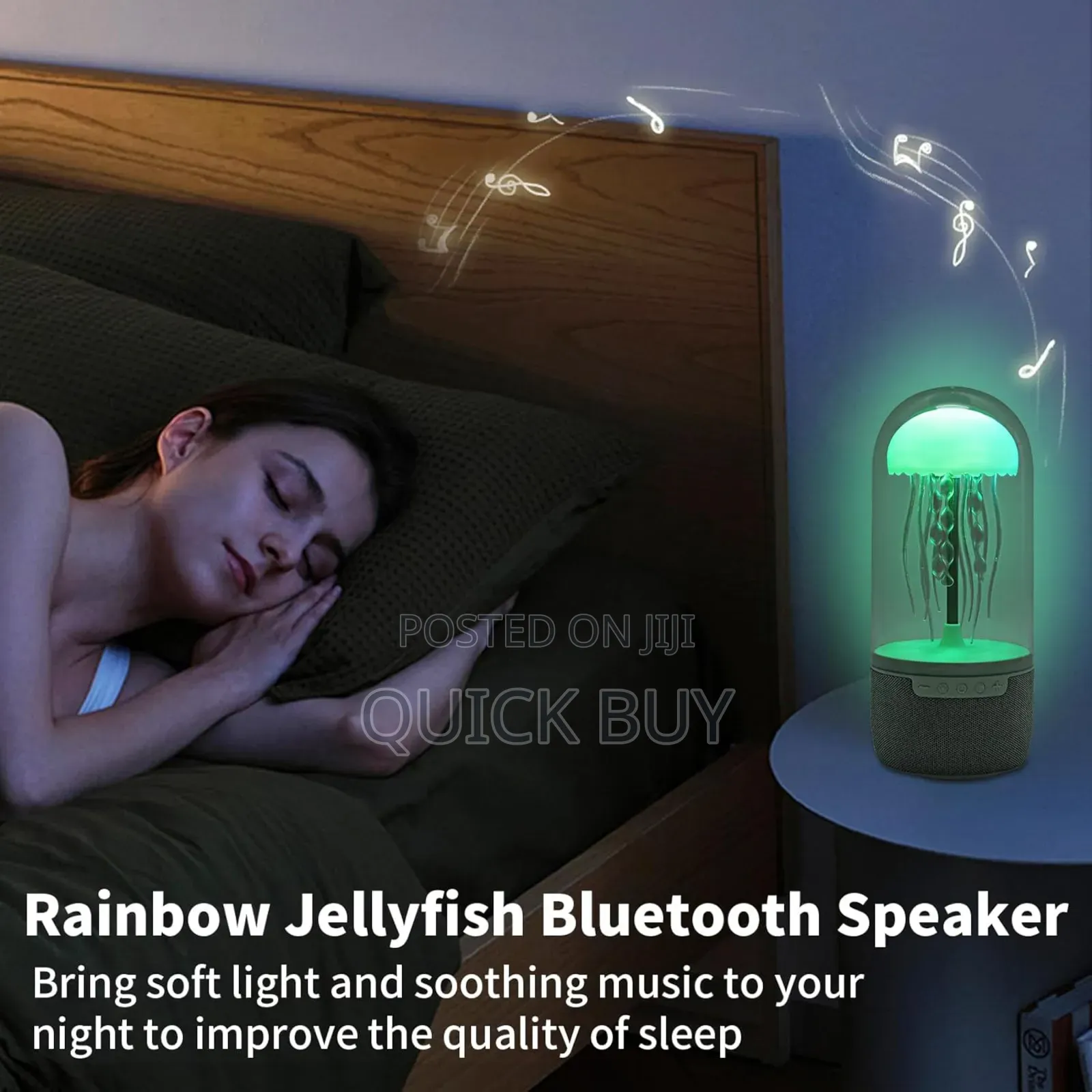 Jellyfish-Shaped Bluetooth Speaker and Mood Lamp