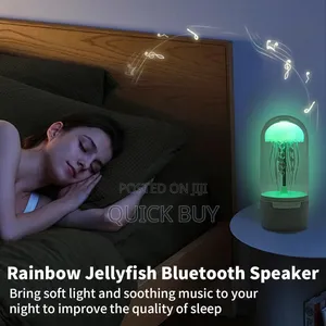 Jellyfish-Shaped Bluetooth Speaker and Mood Lamp