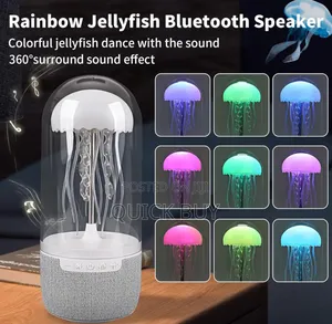 Jellyfish-Shaped Bluetooth Speaker and Mood Lamp