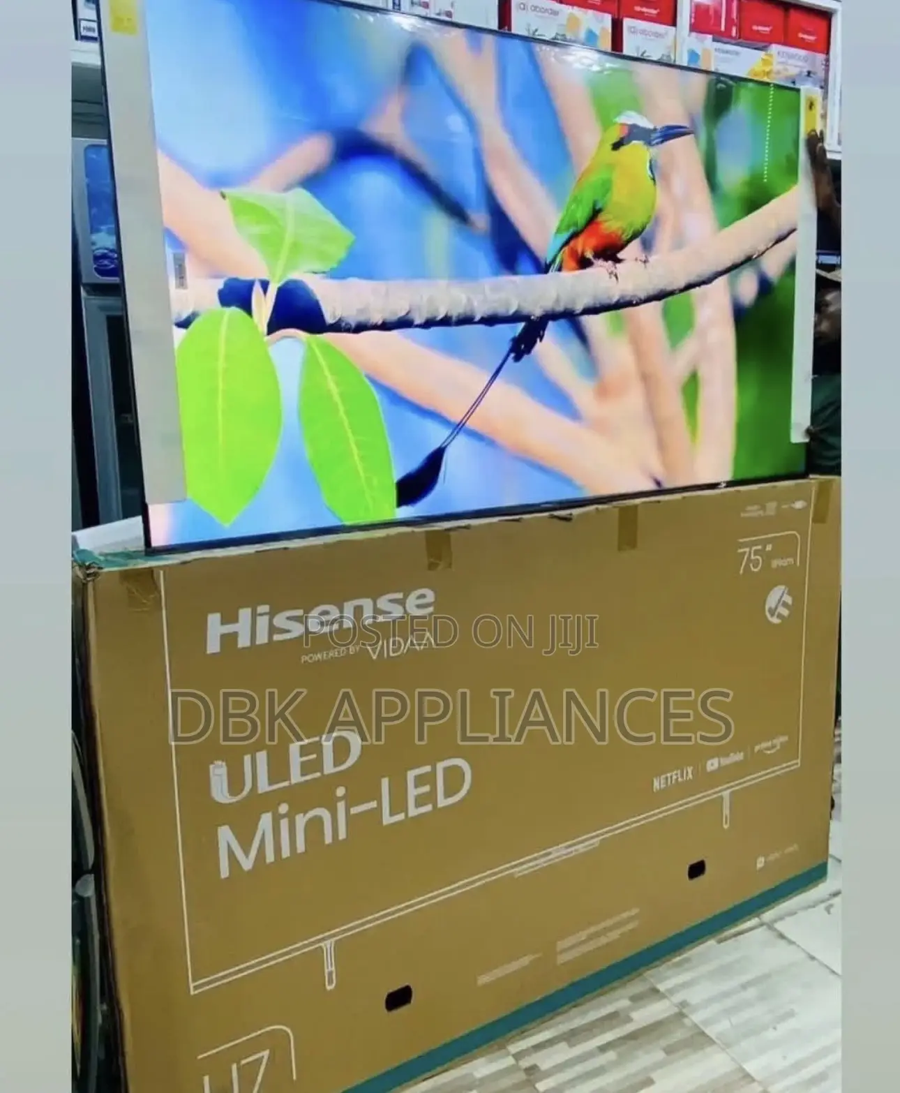 Hisense 75inch U7h Mini-Led Uled Tv New Brand