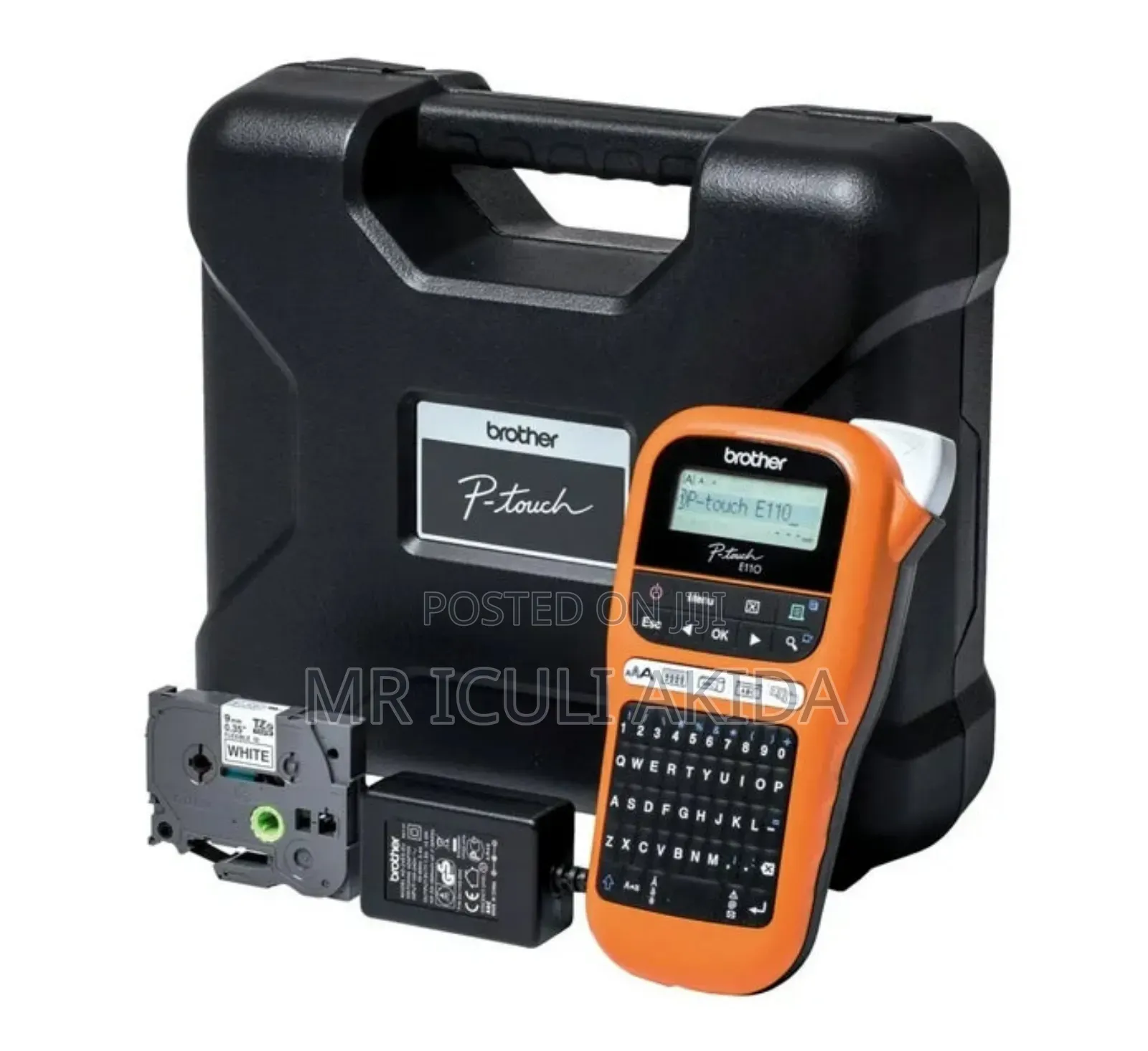 Original Brother Pt-E110vp Handheld Industrial Thermal Label Printer.