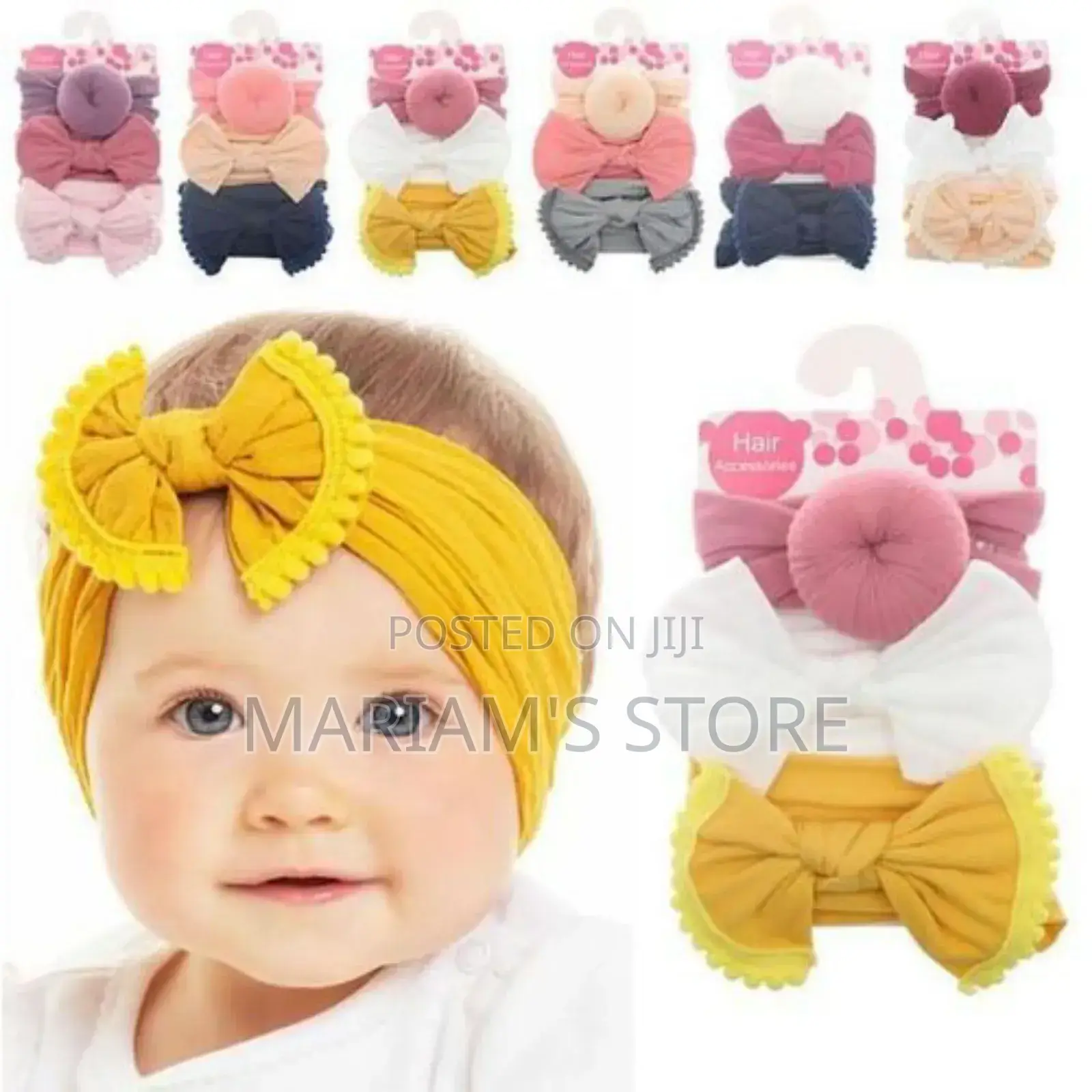 Unique Baby Girl Headband Set 3pcs Ultra