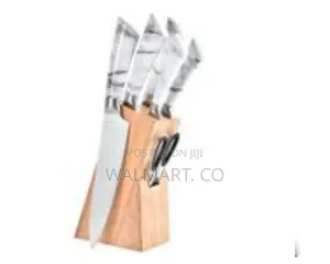 Luxury Kitchen Knife Set With Marble Effect Handles