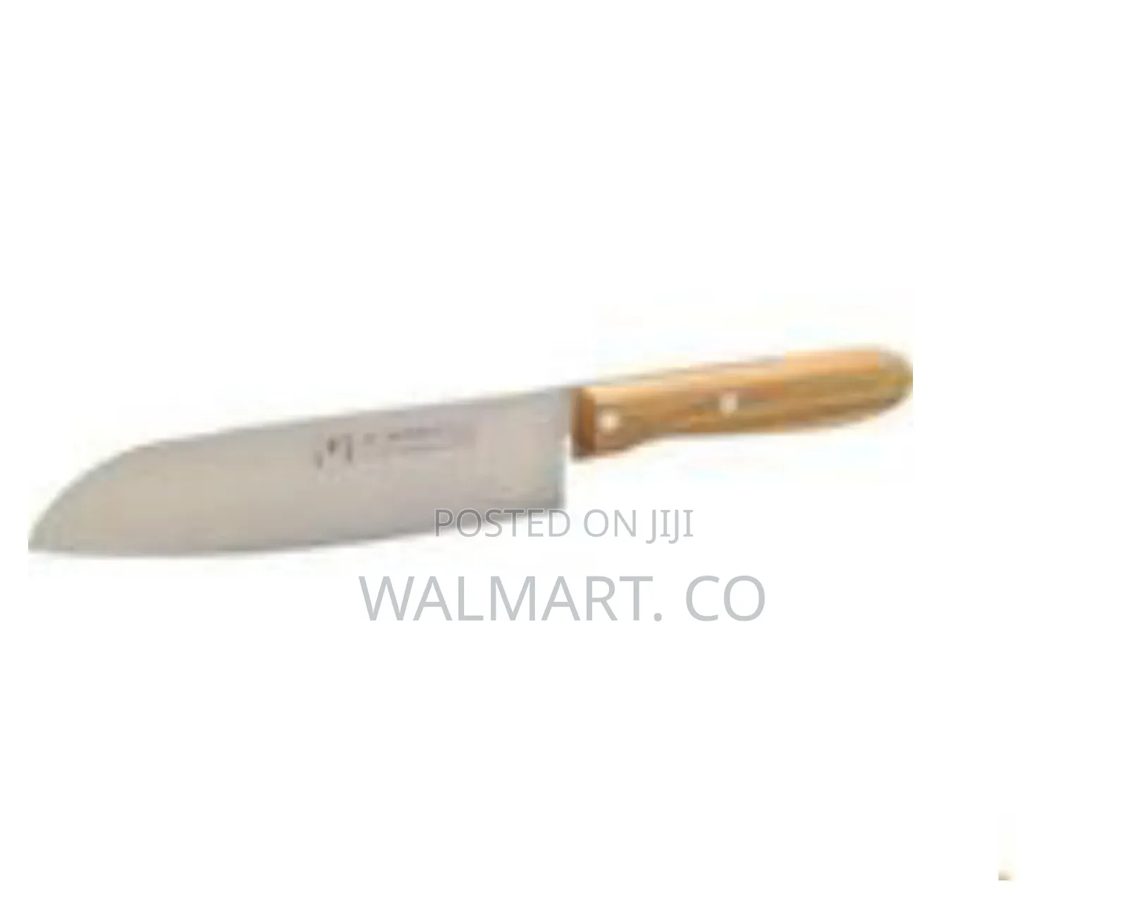 Premium Santoku Knife With Natural Wooden Handles