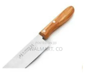 Premium Santoku Knife With Natural Wooden Handles