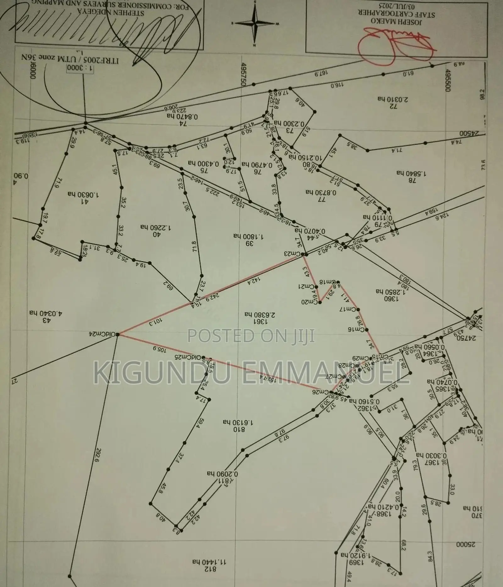 Two Acres of Land for Sale, Ready Title