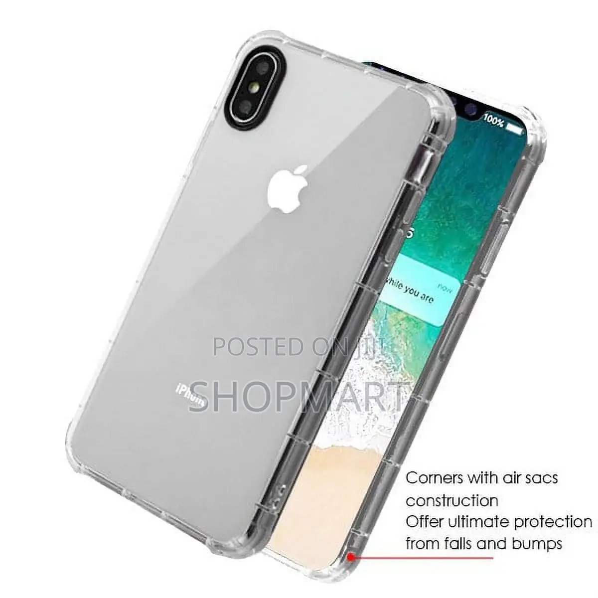 Clear Shockproof Rubber Silicone Gel Cover for Apple iPhone Xs Max
