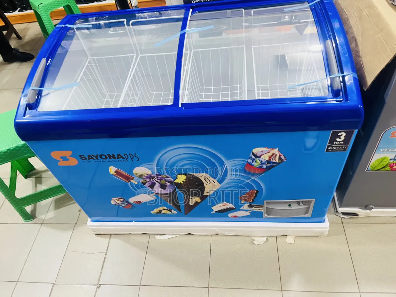 Sayona 300 Liters Ice Cream Display Freezer