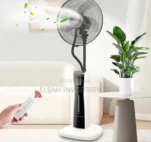 Oscillating Pedestal Fan With Mist