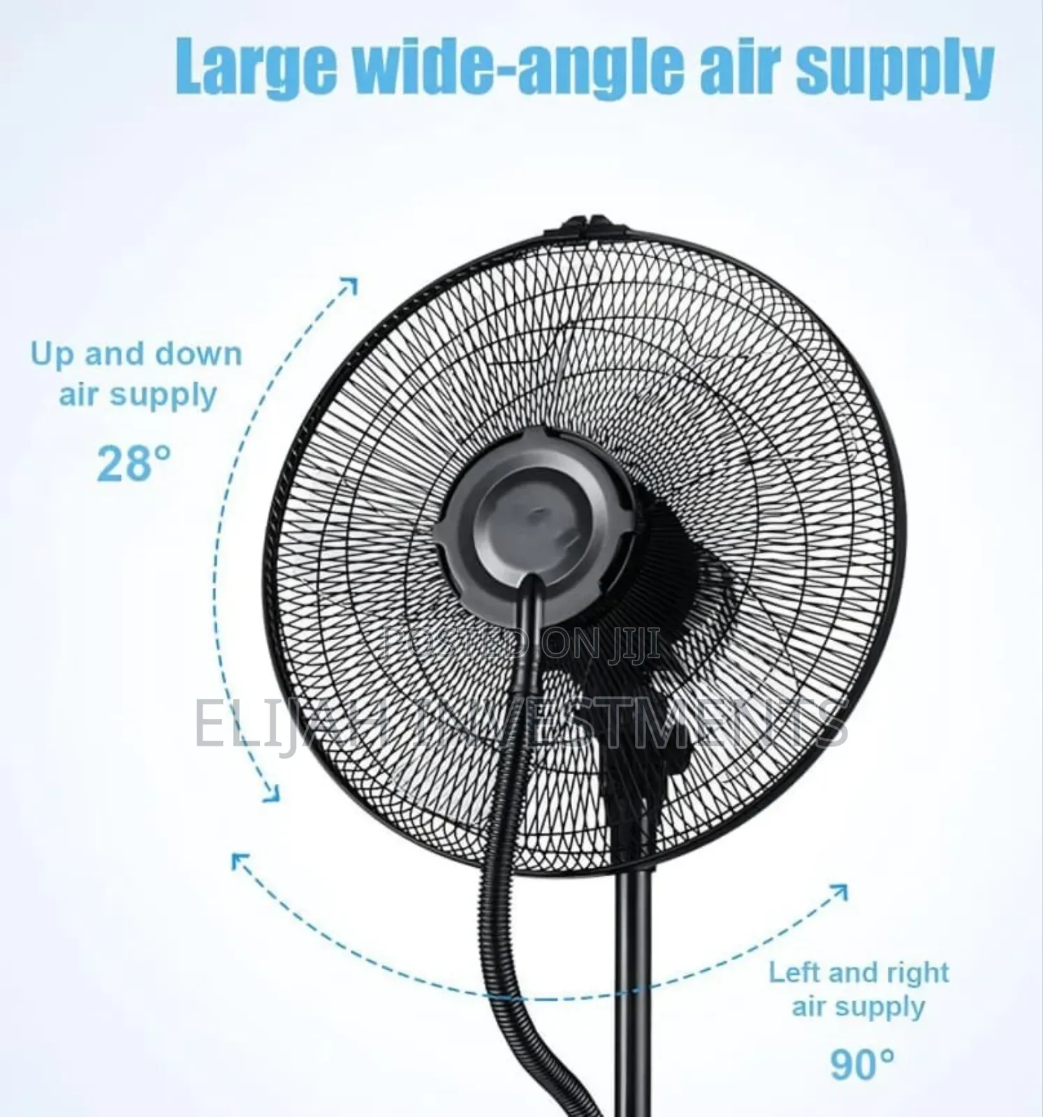 Oscillating Pedestal Fan With Mist