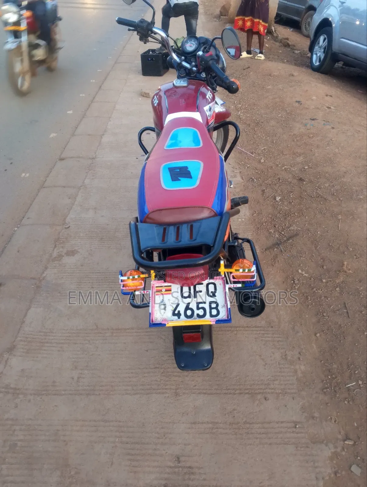 TVS HLX 125 2022 Red