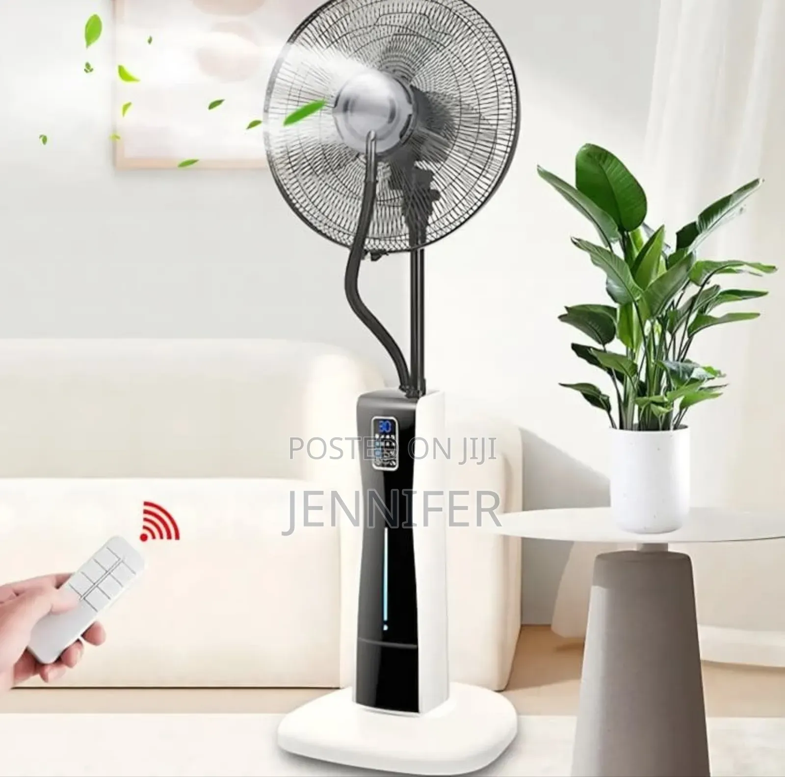 Oscillating Pedestal Fan With Mist