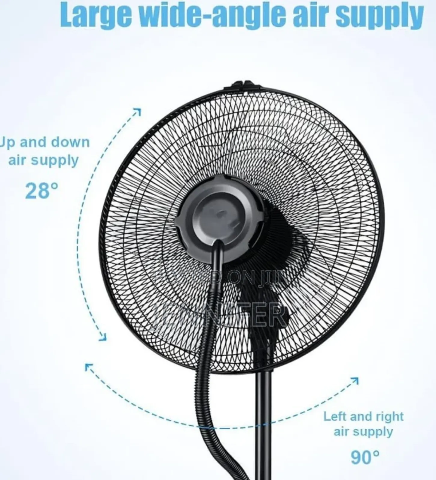 Oscillating Pedestal Fan With Mist