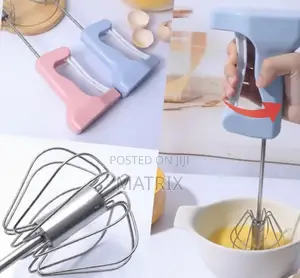 Semi-Auto Kitchen Whisk Egg Beater