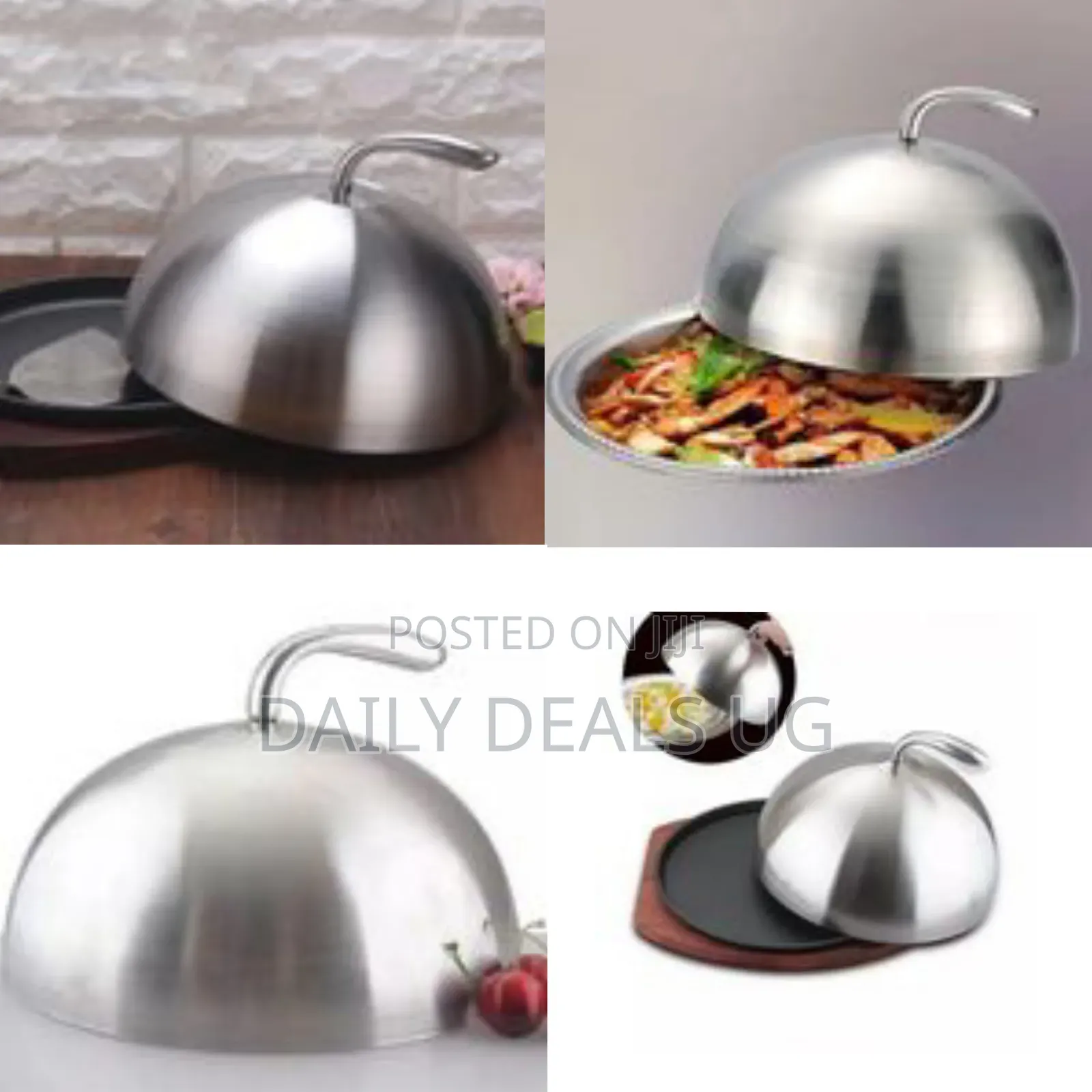 Professional Stainless Steel Serving Dome / Food Cloche - Multicolor