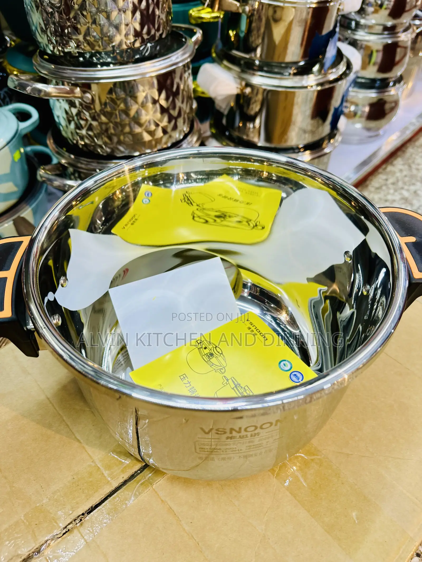 Pressure Cooker Pure Stainless Steel Can Be Used for Induction Cooker.