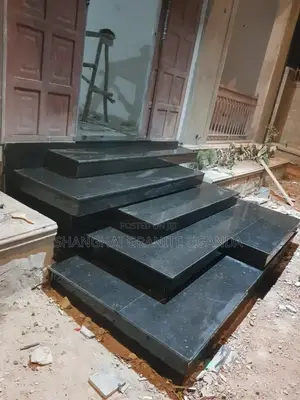 Pearl Black Granite Staircase Entrance Steps – Strong and Beautiful