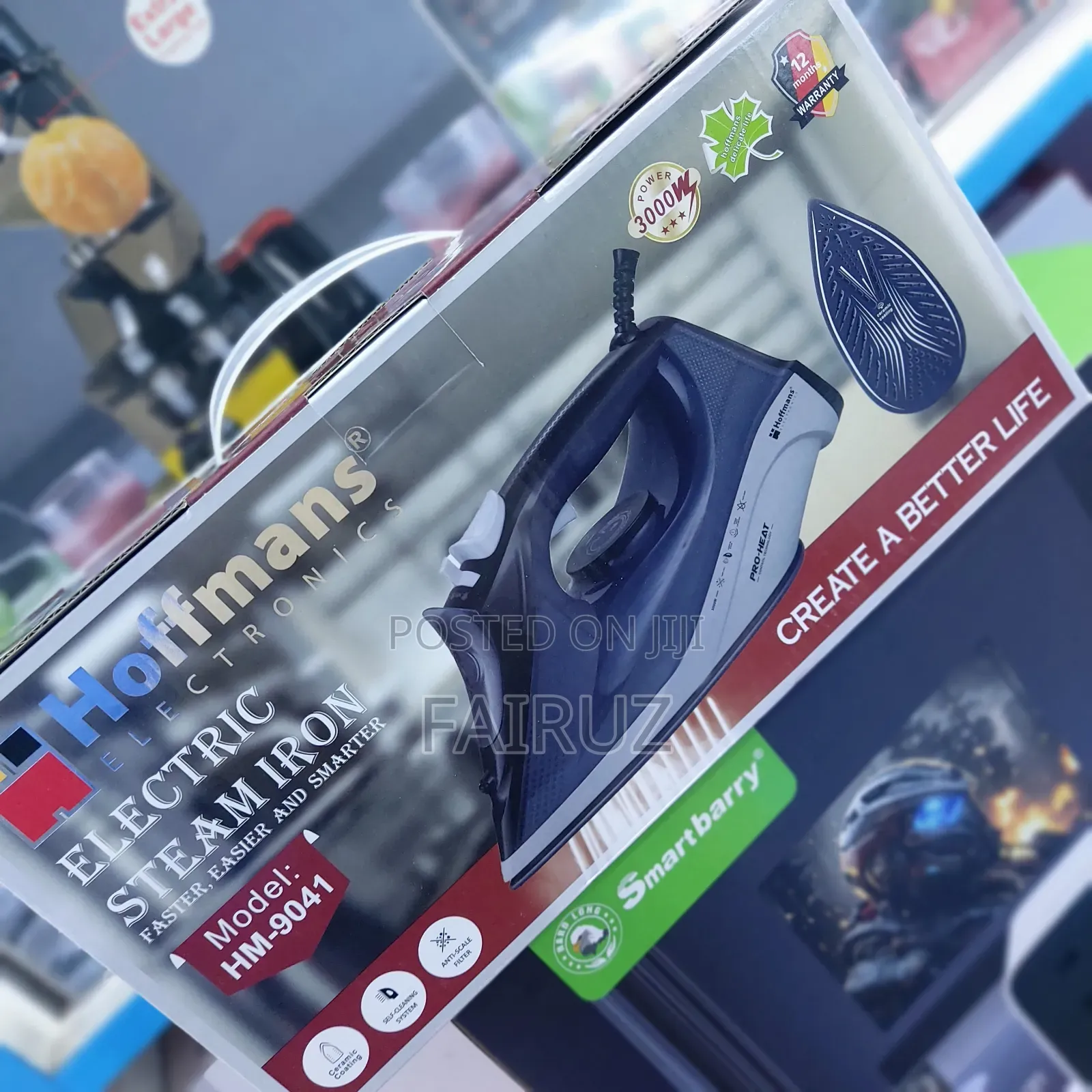 Ceramic Steam Iron Hoffman