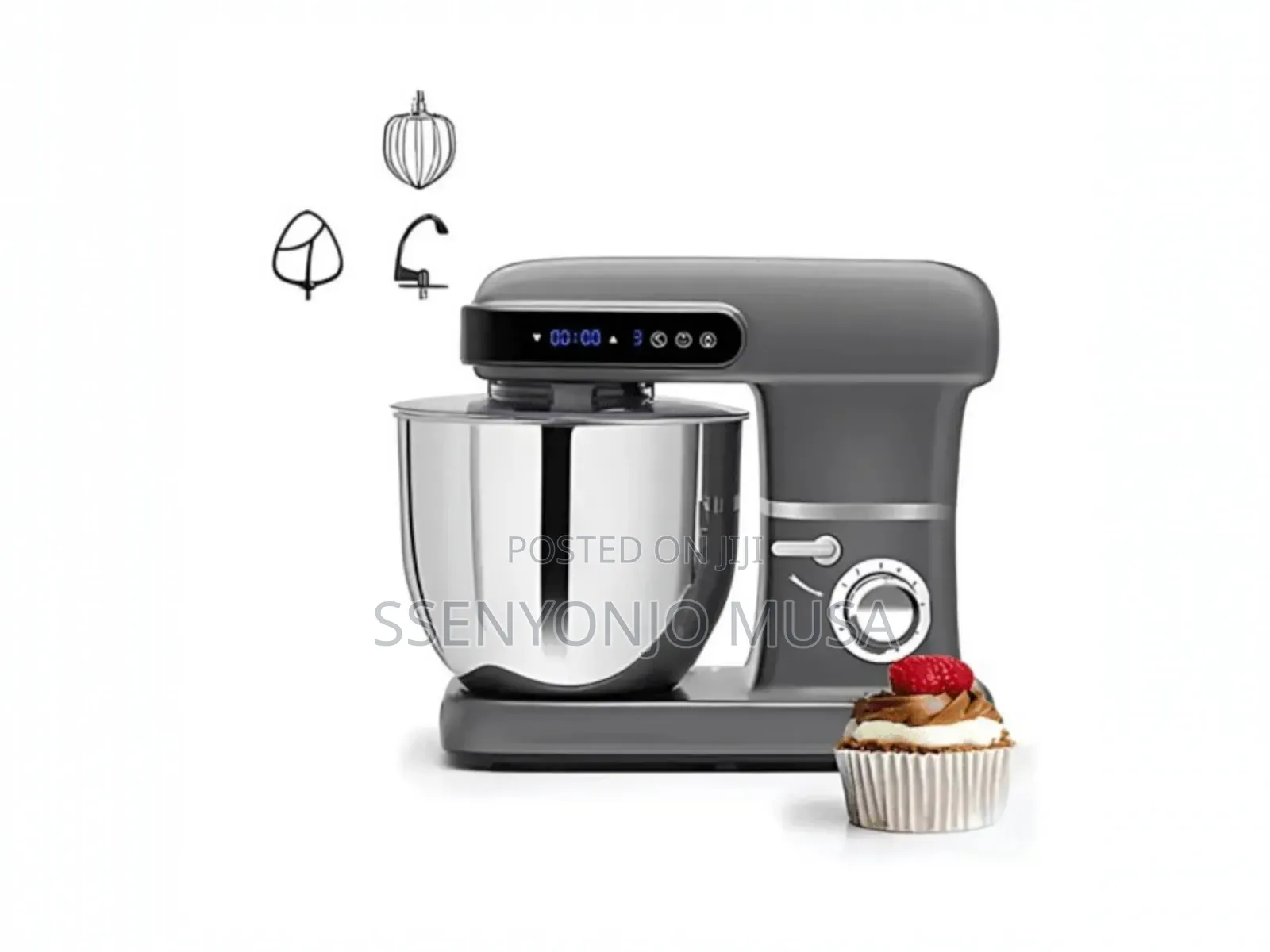 Digiwave Stand Mixer 10l - 1500w Motor, 6 Speed Rotary Control