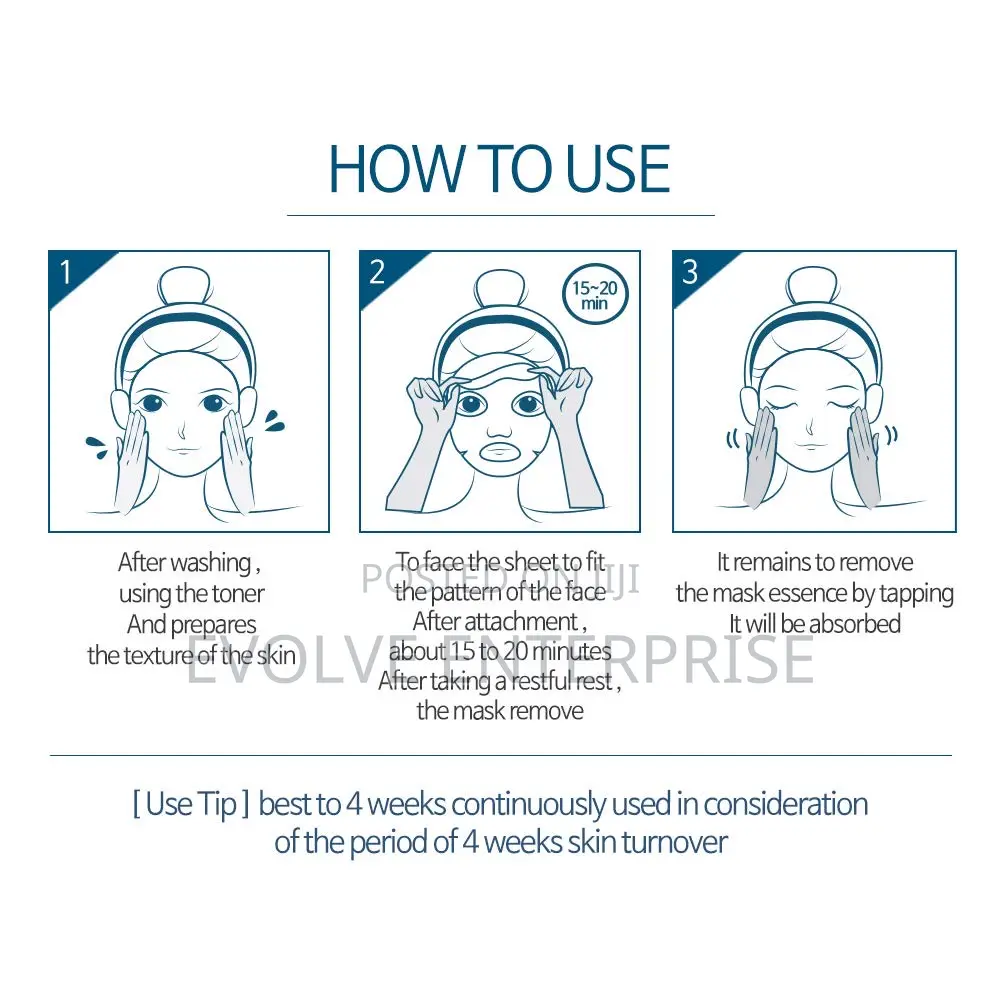 Hyaluronic Acid Water Deep Power Ringer Beauty Mask Pack
