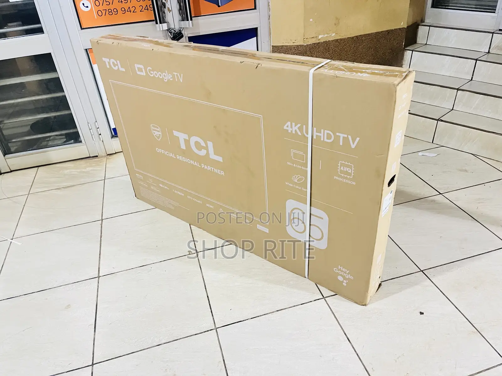 TCL Uhd Brand New Smart Google TVS 65inches