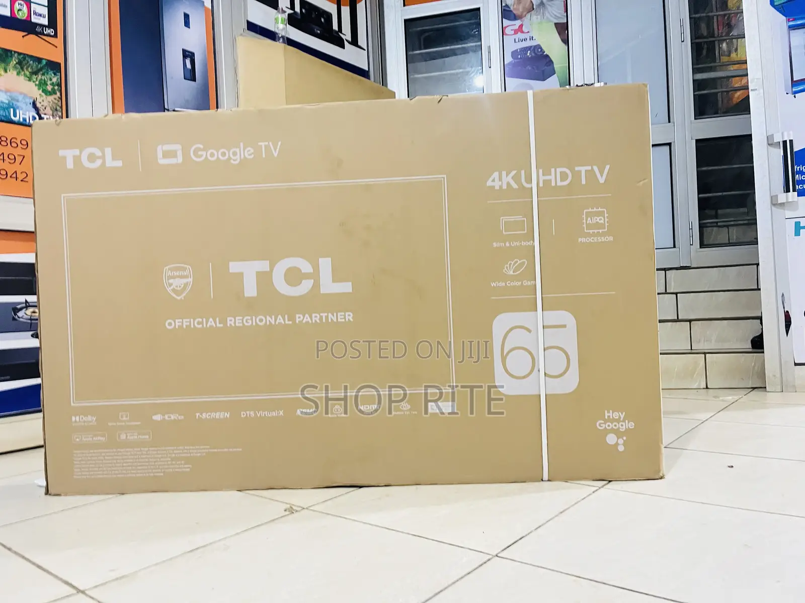TCL 65 Inches Brand New Smart Android TVS
