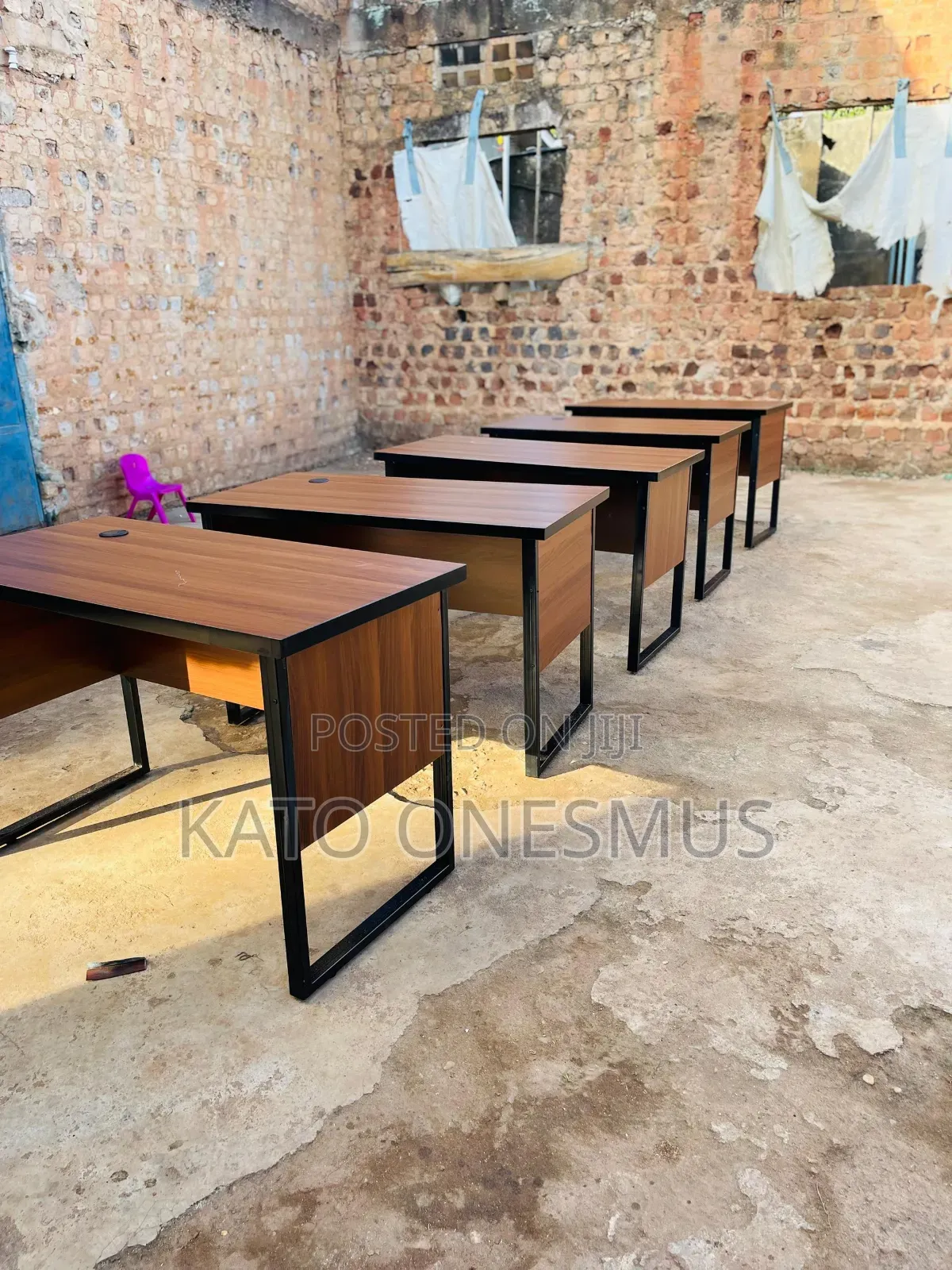 Table With Metallic Stands