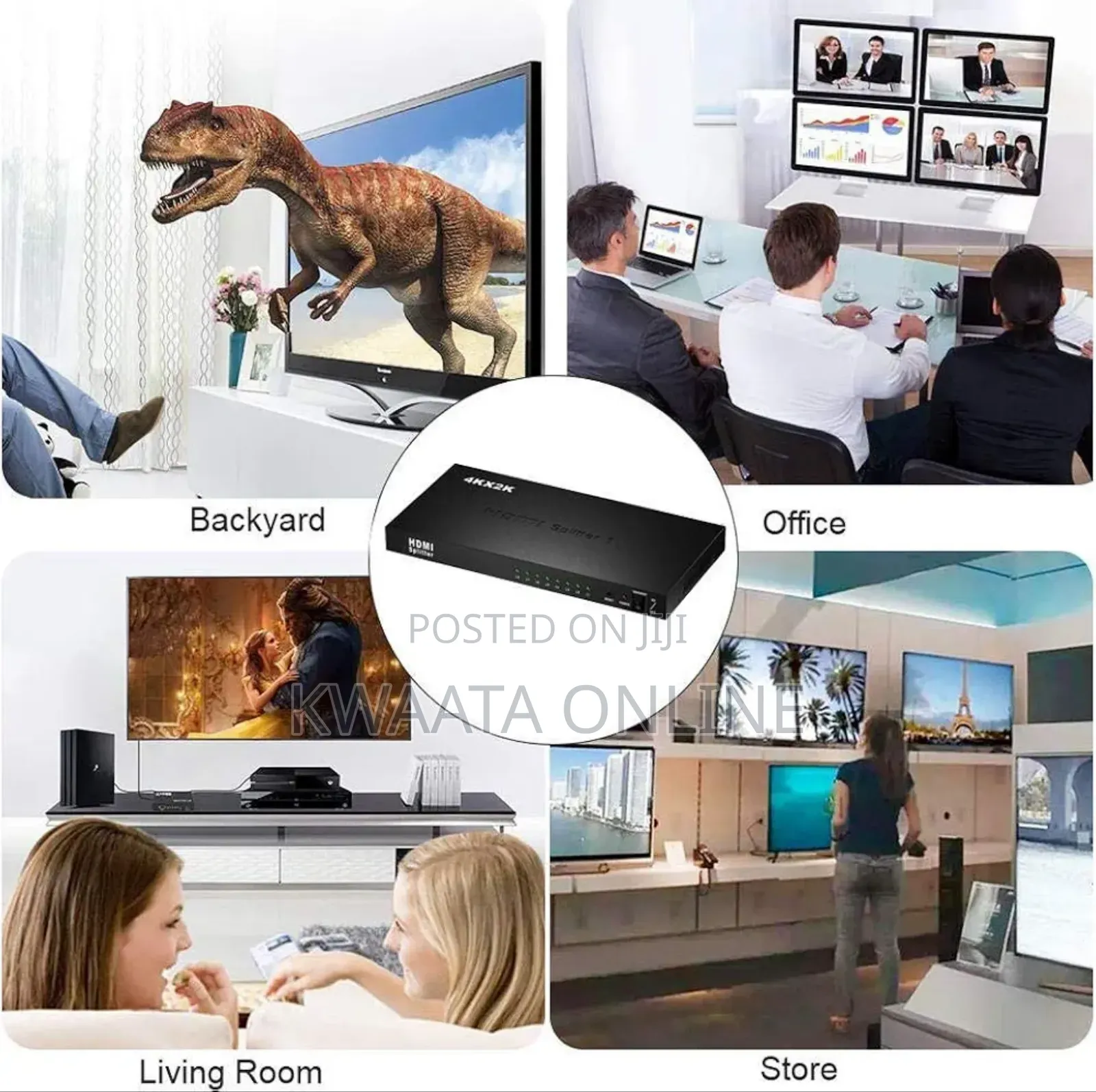 Hdmi Splitter 1-8 Ports 2160p Uhd Video Resolution Full Hd 1080p8
