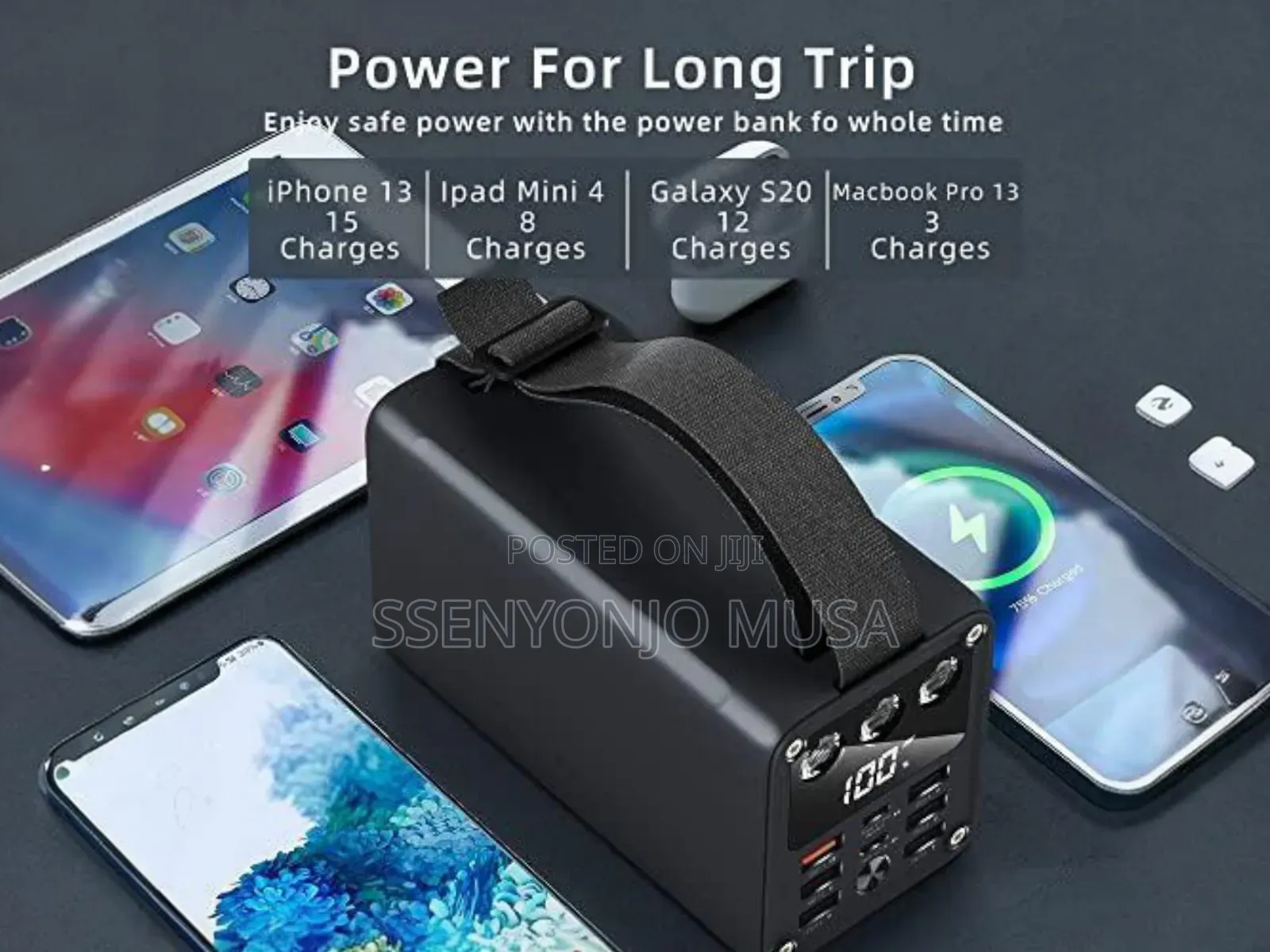 Green Lion Power Bank 60000mah - 6 Usb Ports, 2 Type-c Ports