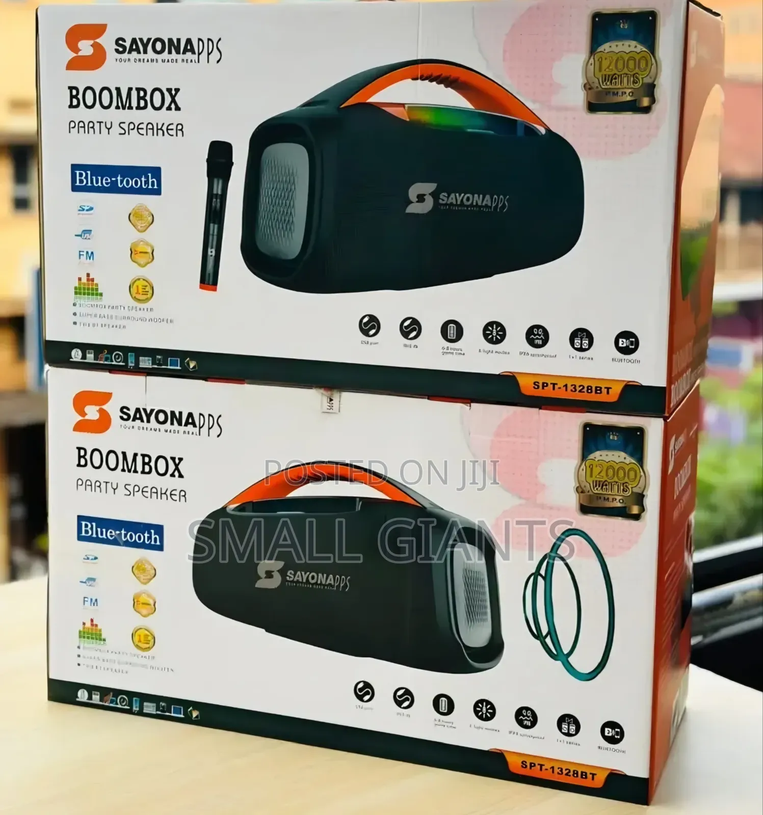 Sayona SPT-1328bt Boombox Party Speaker