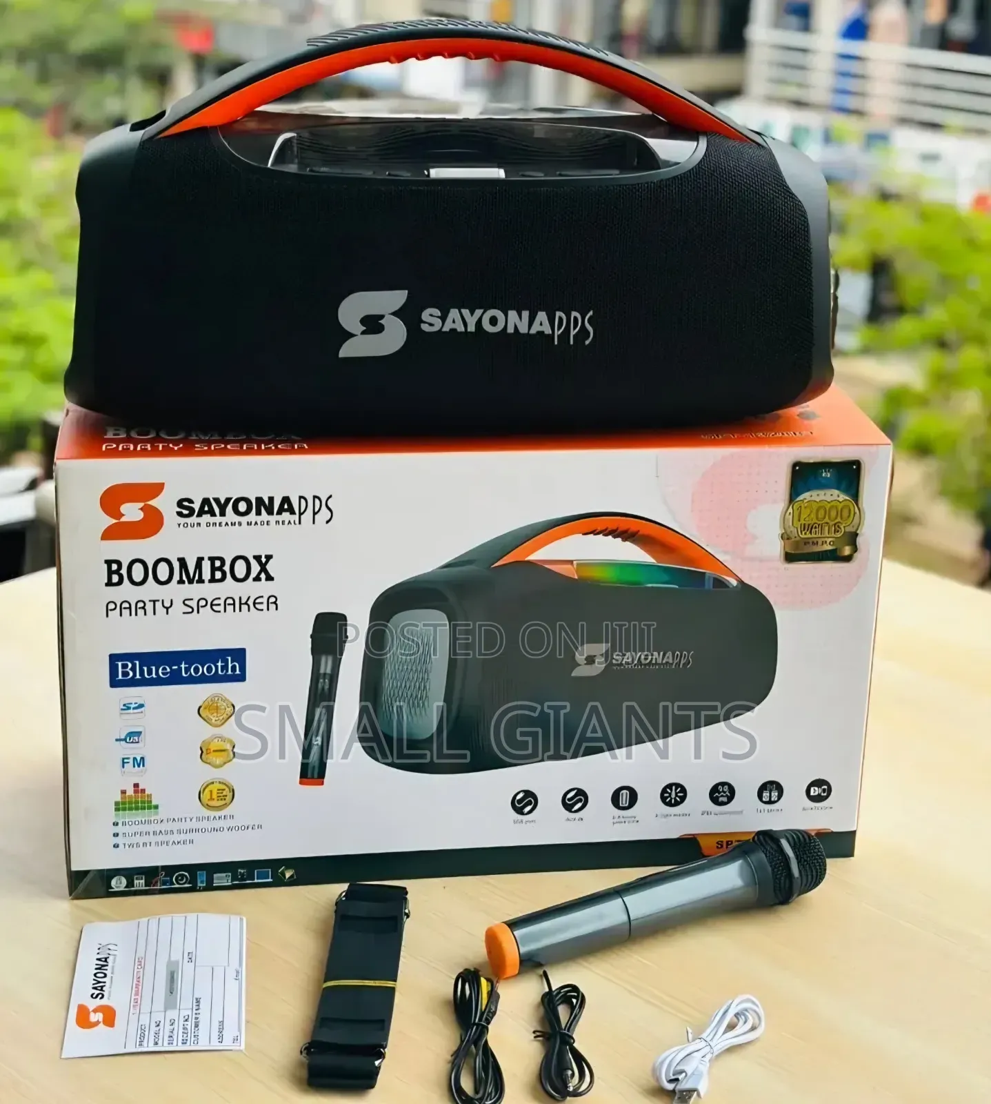 Sayona SPT-1328bt Boombox Party Speaker