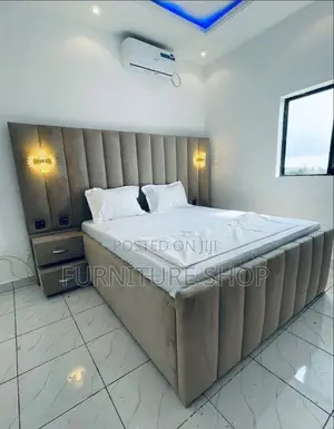Light Fabric Bed