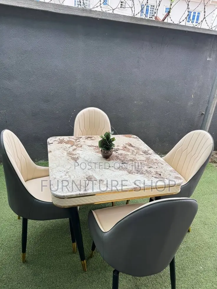 Leather Dining Table