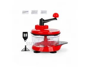 Hand Crank Food Processor | Manual Chopper, Blender Mixer