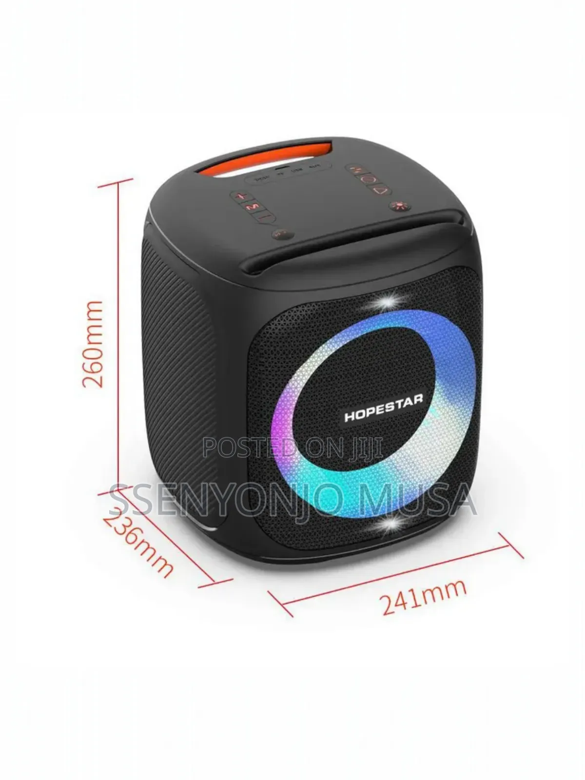 Hopestar Party100 50w Portable Bluetooth Speaker - Black"