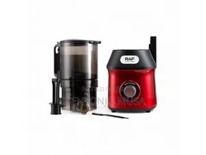Raf Slow Juicer 300w | Large Caliber 141mm | Stainless Steel Filter