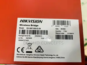 Hikvision CCTV Wireless Bridge 1km 300mbps