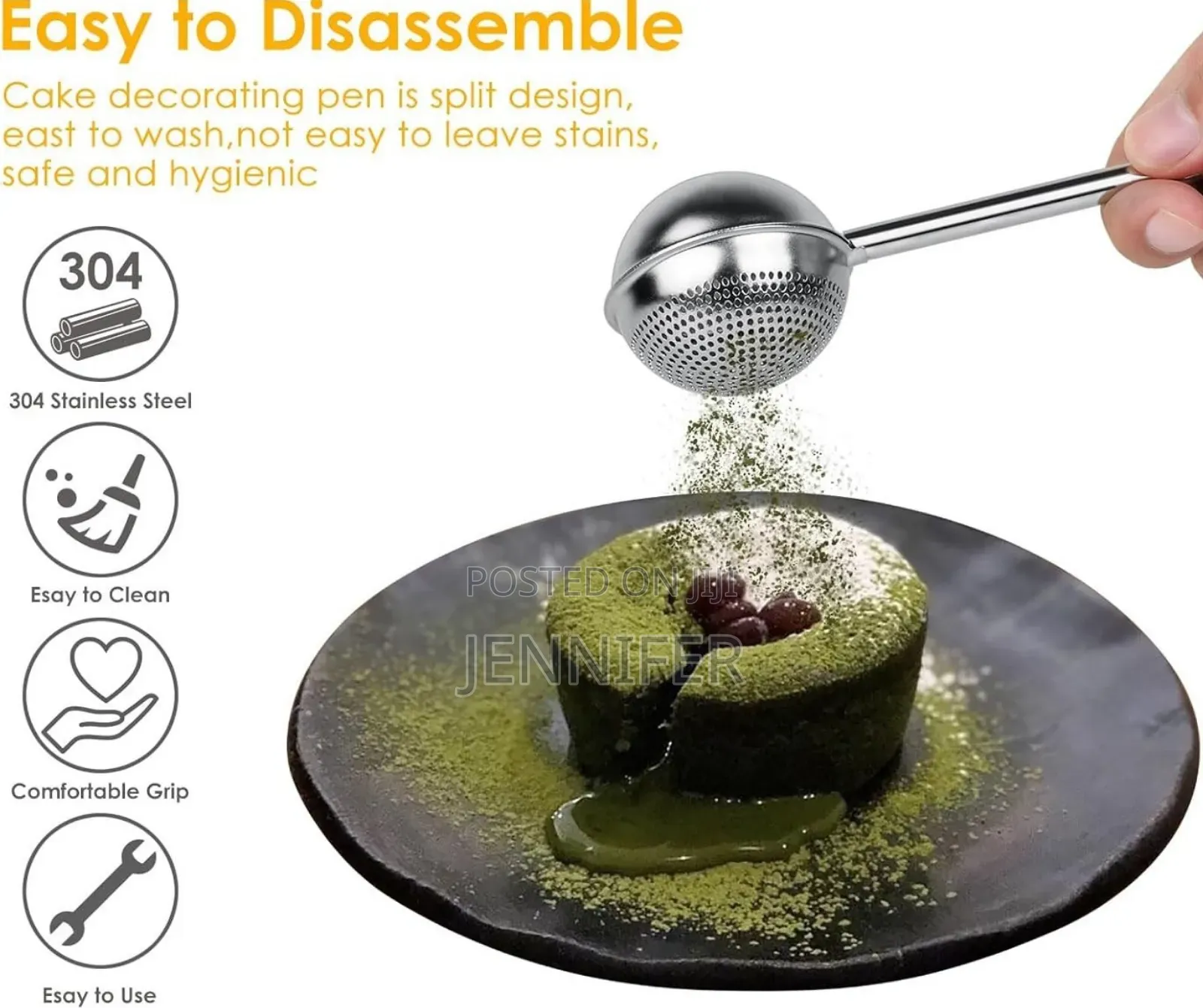 Stainless Steel Telescopic Tea Infuser or Strainer.